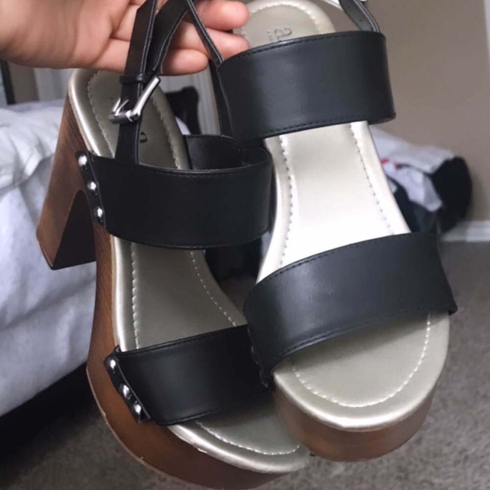 COPY - Super Tall Clog Style Black a.n.a Heels